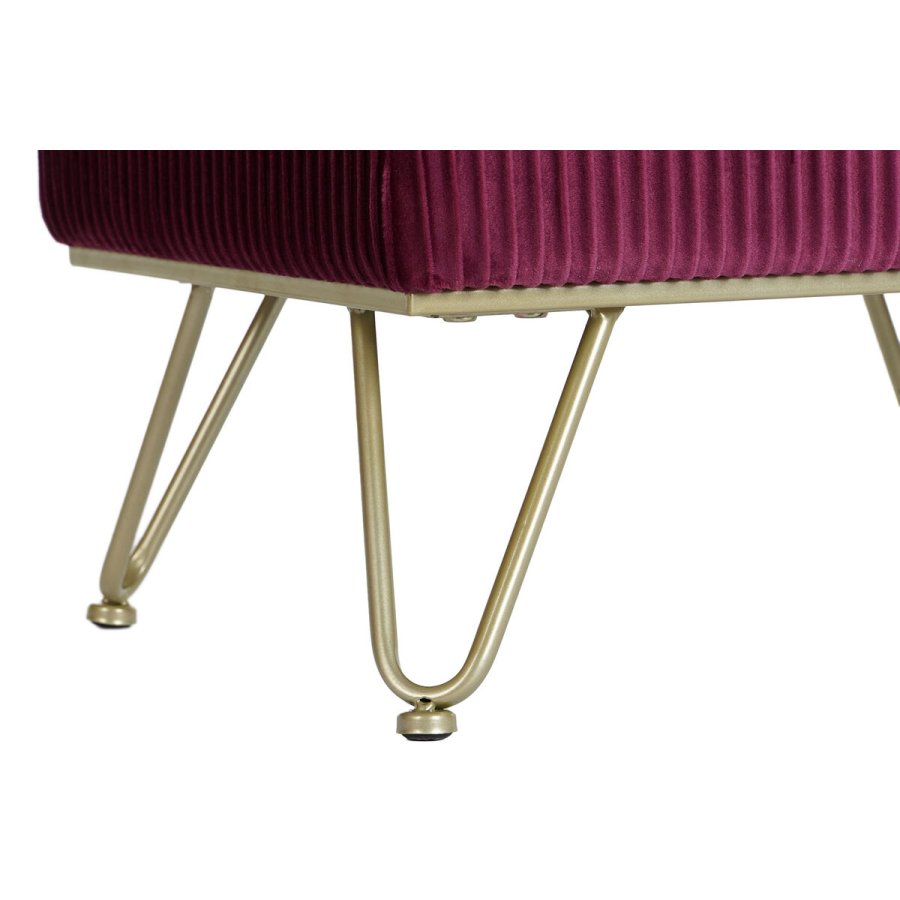 Stol DKD Home Decor 110 x 42 x 44 cm Metal Rdbrun #9