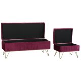 Stol DKD Home Decor 110 x 42 x 44 cm Metal Rdbrun #13