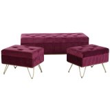 Stol DKD Home Decor 110 x 42 x 44 cm Metal Rdbrun #25