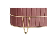 Stol DKD Home Decor 80 x 42 x 45 cm Gr Gylden Metal Bourgogne #9