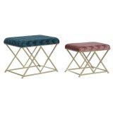Stol DKD Home Decor 62 x 42 x 47 cm Metal #1