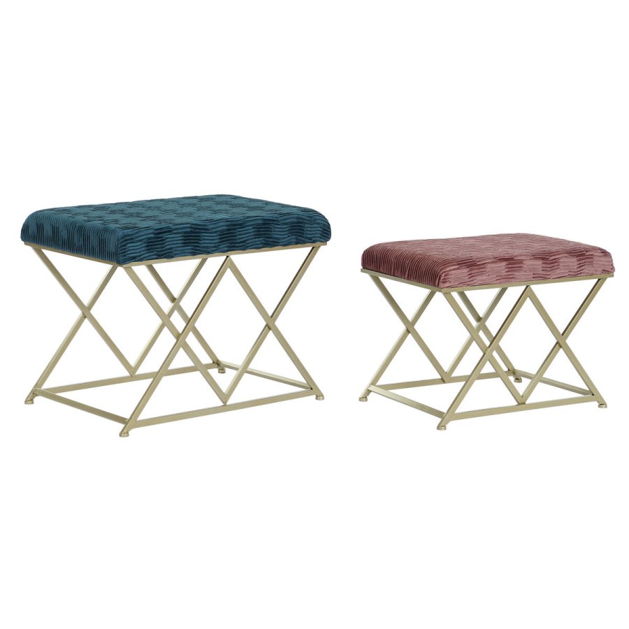 Stol DKD Home Decor 62 x 42 x 47 cm Metal #1