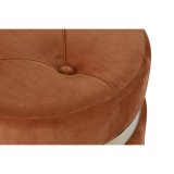 Stol DKD Home Decor Grn Orange Gylden Tr MDF 80 x 47 x 43 cm (2 enheder) #9