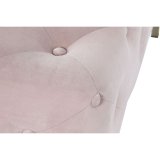Stol DKD Home Decor Pink Gylden Metal 100 x 100 x 45 cm #5