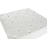 Stol DKD Home Decor Hvid Gylden Metal 100 x 100 x 45 cm #17