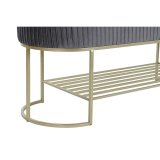 Stol DKD Home Decor Gr Gylden Metal 120 x 40 x 45 cm #9