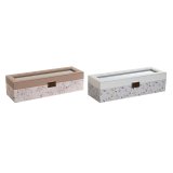 ske til ure DKD Home Decor Bl Lyserd Krystal 33 x 11 x 9 cm (2 enheder) #1