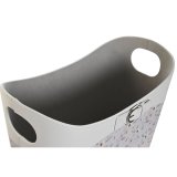 Tidsskriftholder DKD Home Decor Bl Hvid Gr Lyserd Polyuretan PVC 39 x 21 x 34 cm (2 enheder) #3