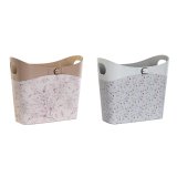 Tidsskriftholder DKD Home Decor Bl Hvid Gr Lyserd Polyuretan PVC 39 x 21 x 34 cm (2 enheder) #1