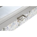 ske til ure DKD Home Decor Hvid Gr Syren Lyserd Krystal 33 x 11 x 9 cm (2 enheder) #2