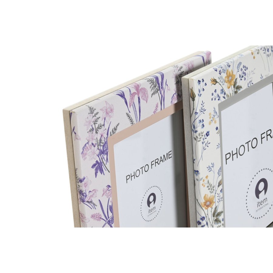 Hndtasker til damer DKD Home Decor Hvid Gr Syren Lyserd 16,5 x 2 x 21,5 cm (2 enheder) #3