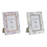 Hndtasker til damer DKD Home Decor Hvid Gr Syren Lyserd 16,5 x 2 x 21,5 cm (2 enheder) #1