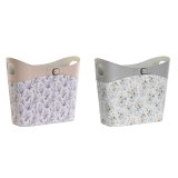 Tidsskriftholder DKD Home Decor Hvid Gr Syren Lyserd Polyuretan 39 x 21 x 34 cm (2 enheder) #1