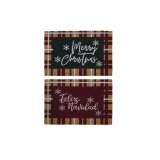 Drmtte DKD Home Decor Hvid Brun Rd Grn PVC Kokosnd Fiber 60 x 40 x 1,5 cm (2 enheder) #1