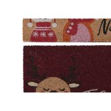 Drmtte DKD Home Decor Rd Multifarvet PVC Kokosnd Fiber 60 x 40 x 1,5 cm (2 enheder) #9
