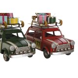 Julepynt DKD Home Decor Rd Grn 25 x 12,5 x 19,5 cm (2 enheder) #5