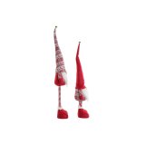 Julepynt DKD Home Decor Hvid Rd Dvrg 14 X 11 X 73 cm (2 enheder) #9