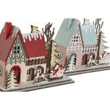 Julepynt DKD Home Decor Rd Lyserd 23,5 x 11 x 20,5 cm (2 enheder) #13