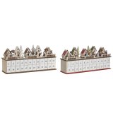 Adventskalender DKD Home Decor Tr 45 x 11 x 23 cm (2 enheder) #1