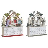 Adventskalender DKD Home Decor Tr 34 x 8,5 x 36,5 cm (2 enheder) #1