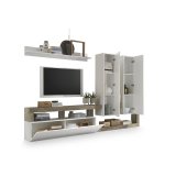 mbler DKD Home Decor Hvid Metal Aluminium Tr MDF 277 x 75 x 173 cm 277 x 35 x 173 cm #1