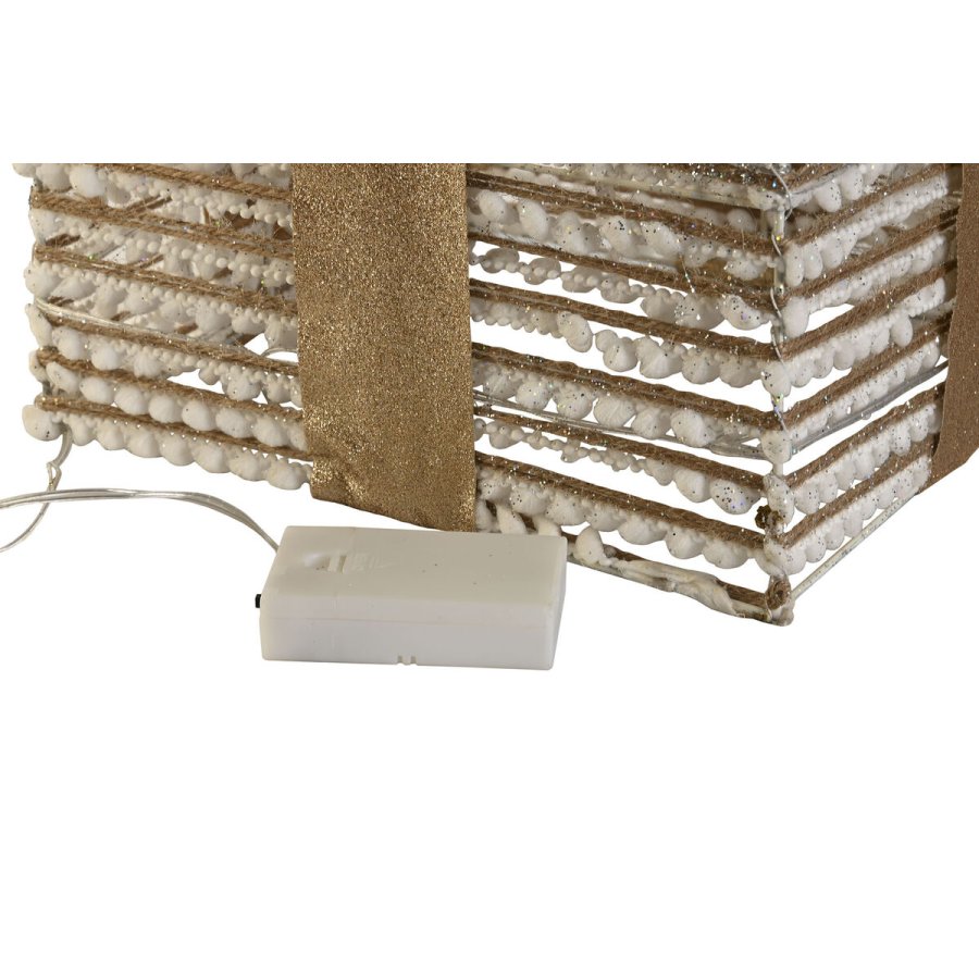 Julepynt DKD Home Decor Hvid Gylden Natur 25 x 25 x 25 cm (3 Dele) #9