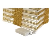 Julepynt DKD Home Decor Hvid Rd Gylden 25 x 25 x 25 cm (3 Dele) #9