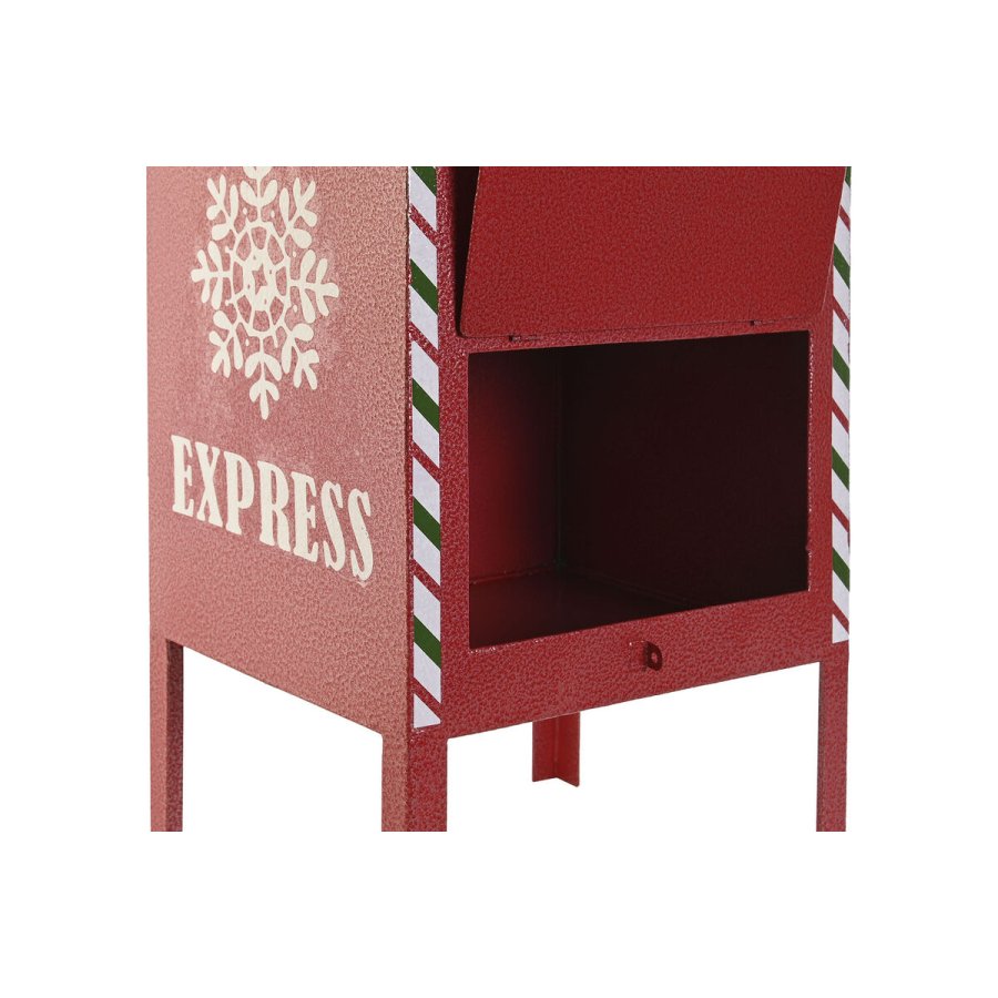 Julepynt DKD Home Decor Gul Hvid Sort Rd Brevkasse 28,5 x 26,5 x 52 cm #13