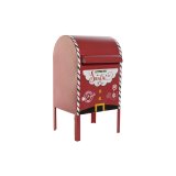 Julepynt DKD Home Decor Gul Hvid Sort Rd Brevkasse 28,5 x 26,5 x 52 cm #1