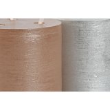 Stearinlys LED DKD Home Decor Gylden Slvfarvet 15 x 15 x 15 cm (AA) (2 enheder) #2