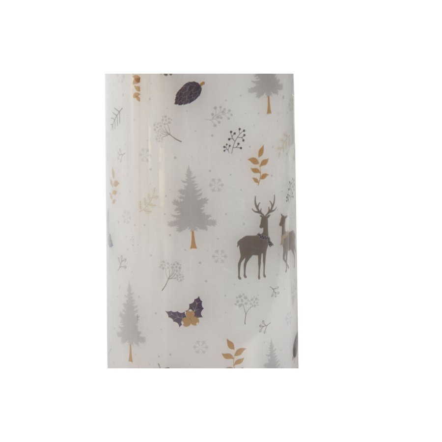 Stearinlys LED DKD Home Decor Hvid Multifarvet 7.5 x 7.5 x 15 cm 7,5 x 7,5 x 15 cm (AA) #2