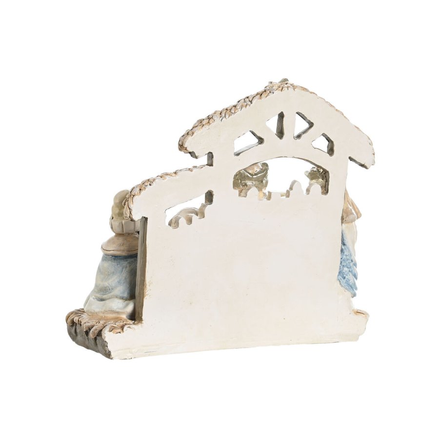 Betlehem dekoration DKD Home Decor Bl Hvid Brun Harpiks 20 x 7 x 17,5 cm (2 enheder) #5