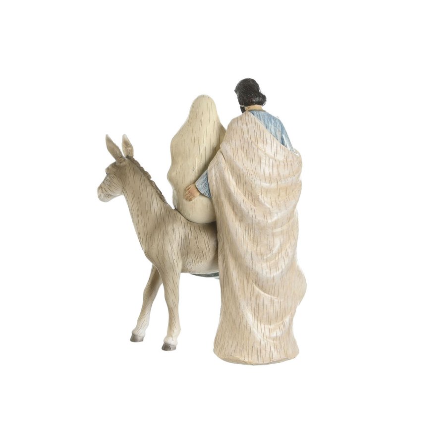 Betlehem dekoration DKD Home Decor Bl Hvid Brun Slvfarvet Harpiks 23,5 x 16 x 32 cm (2 enheder) #5