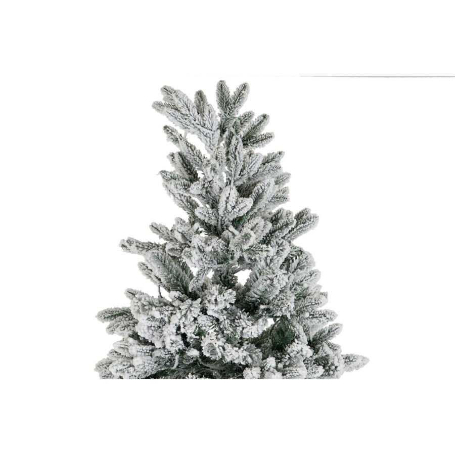 Juletr DKD Home Decor Hvid Grn Polyetylen snefald 140 x 140 x 210 cm #13