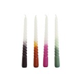 Lys DKD Home Decor To-farvet 2 x 2 x 25 cm 2 x 2 x 20 cm (4 Dele) (4 enheder) #13