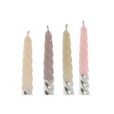 Lys DKD Home Decor To-farvet 2 x 2 x 18,5 cm (4 Dele) (4 enheder) #5