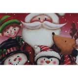 Pude DKD Home Decor Jul Multifarvet Polyester 40 x 10 x 40 cm (2 enheder) #9