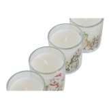 Stearinlys DKD Home Decor Hvid 5 x 5 x 6 cm (4 enheder) #5