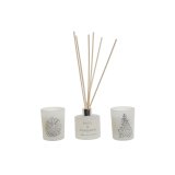 Lys DKD Home Decor Hvid Jul 5 x 5 x 6 cm #1
