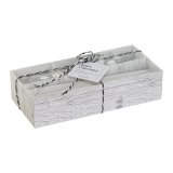 Lys DKD Home Decor Hvid Jul 21 x 10 x 5 cm 2 x 2 x 20 cm (4 Dele) #17