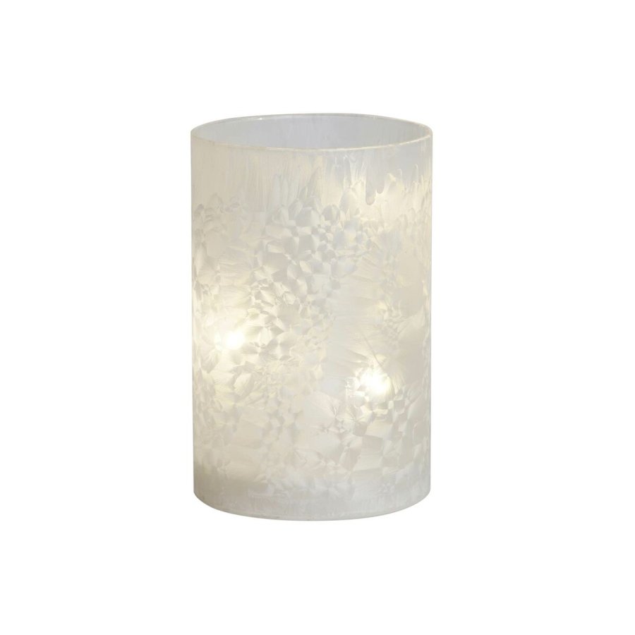 Lysdekoration DKD Home Decor Hvid 10 x 10 x 15 cm #13