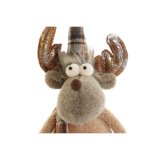 Julepynt DKD Home Decor Brun Rensdyr 13 x 12 x 25 cm (2 enheder) #9