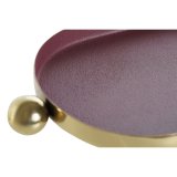 Borddekoration DKD Home Decor Orange Magenta Gylden Jern 35 x 13 x 3 cm (2 enheder) #4