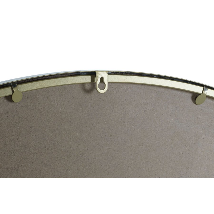 Vgspejl DKD Home Decor Gylden Metal Spejl Moderne 120 x 2 x 120 cm #9