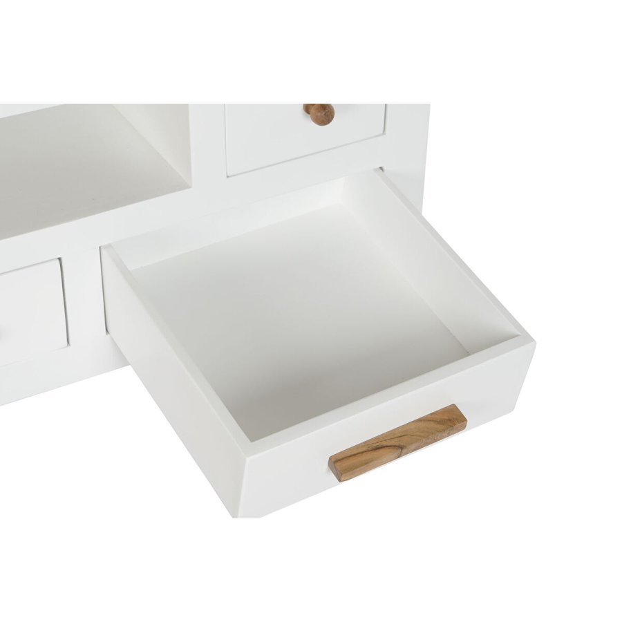 mbler DKD Home Decor Hvid Brun Akacie Mangotr 125 x 40 x 50 cm #3