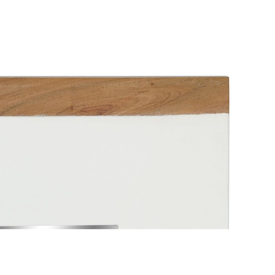 Vgspejl DKD Home Decor Hvid Brun Urban 90 x 1,5 x 113 cm #5