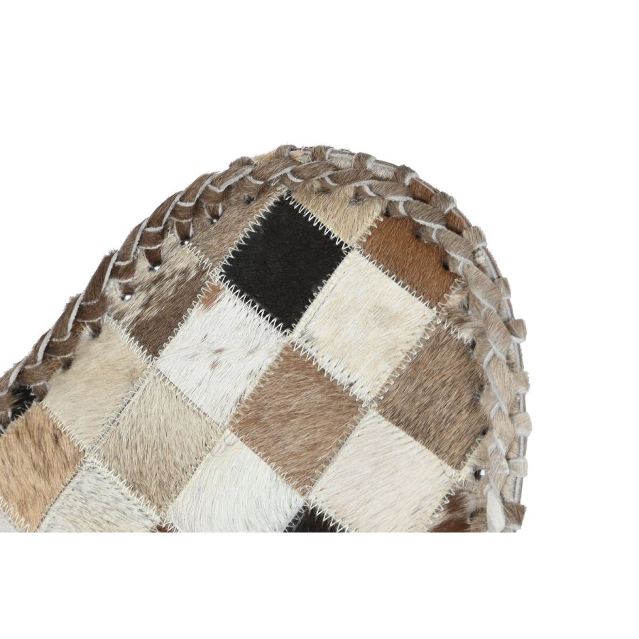 L�nestol DKD Home Decor Beige Camel Jern 70 x 70 x 90 cm #2