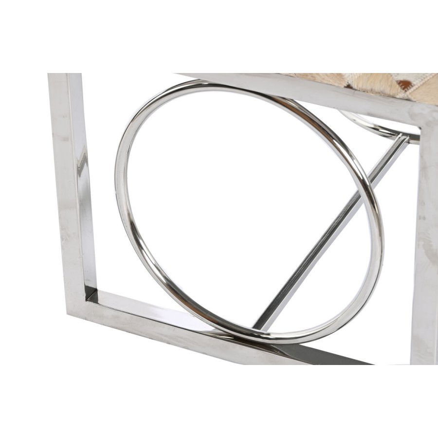 Stol DKD Home Decor Brun Beige S�lvfarvet Camel St�l 122 x 41 x 44 cm #3