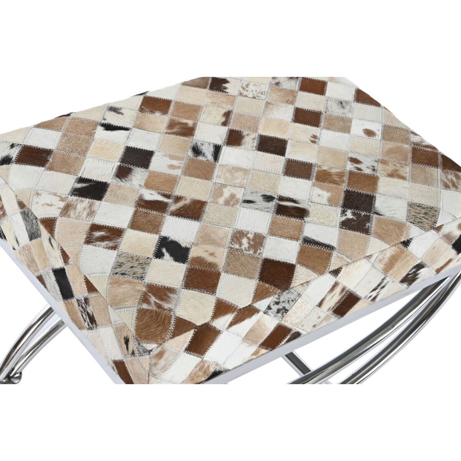 Stol DKD Home Decor Brun Beige S�lvfarvet Camel St�l 53 x 40 x 43 cm #2