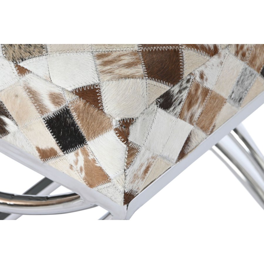 Stol DKD Home Decor Brun Beige S�lvfarvet Camel St�l 53 x 40 x 43 cm #3